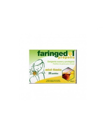 FARINGEDOL PASTILLAS DE GOMA 20 G MIEL LIMON PRO