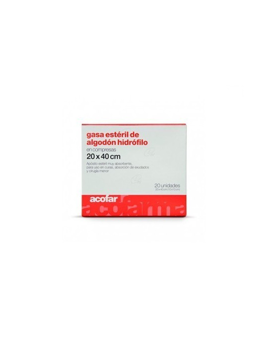 GASA ESTERIL ALGODON HIDROFILO COMPRESAS ACOFAR
