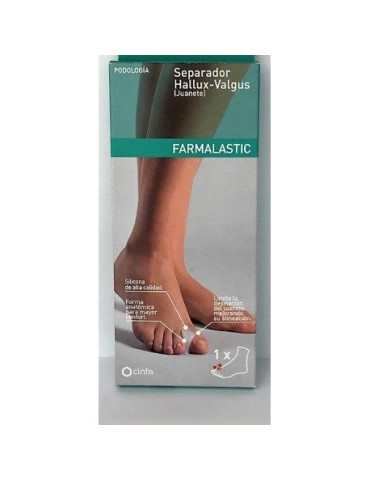 SEPARADOR DEDO JUANETE (HALLUS VALGUS) FARMALAST