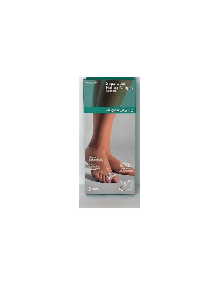 SEPARADOR DEDO JUANETE (HALLUS VALGUS) FARMALAST