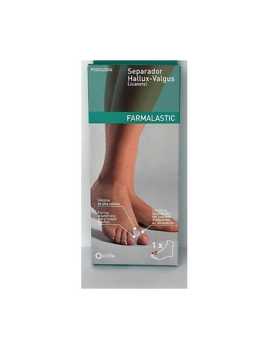 SEPARADOR DEDO JUANETE (HALLUS VALGUS) FARMALAST