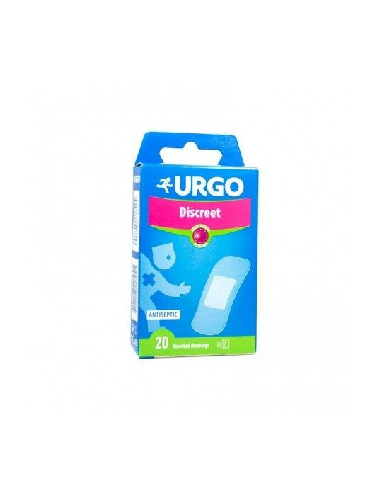 URGO DISCRET CLORURO DE BENZALCONIO SURTIDO 20 A