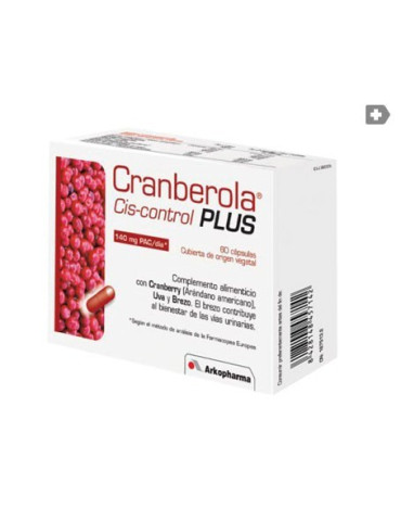 CRANBEROLA CISCONTROL PLUS CON BREZO 60 CAPS