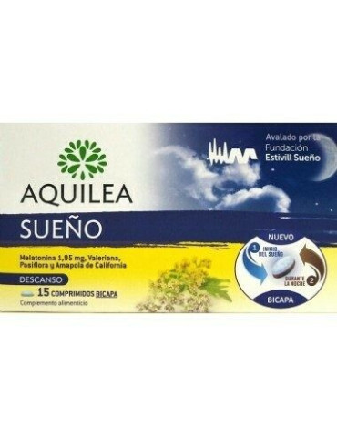 AQUILEA SUEÑO 1.95 MG 15 COMPRIMIDOS BICAPA