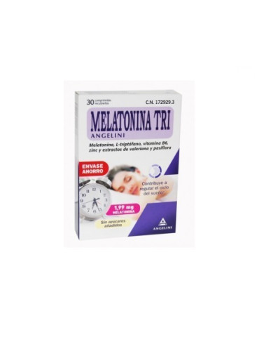 MELATONINA TRI ANGELINI 1.99 (VALE+PASS) 30 COMP