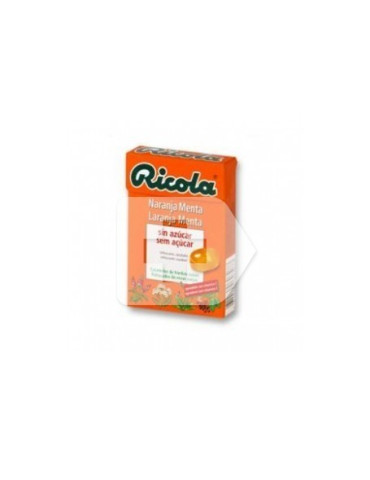 RICOLA CARAMELOS SIN AZUCAR NARANJA 50 G