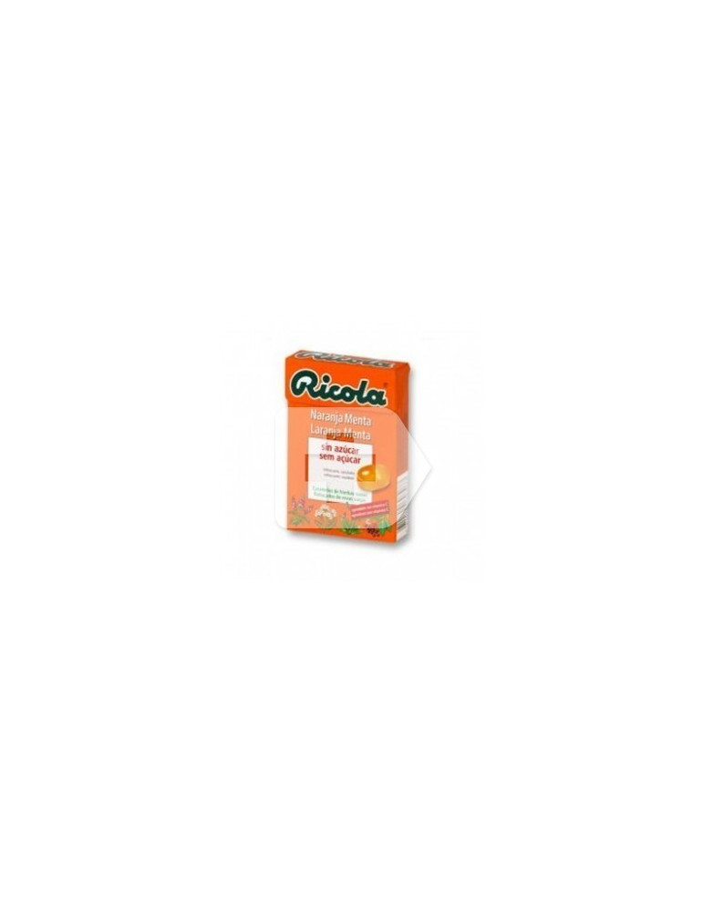 RICOLA CARAMELOS SIN AZUCAR NARANJA 50 G
