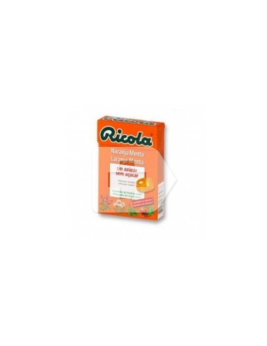 RICOLA CARAMELOS SIN AZUCAR NARANJA 50 G