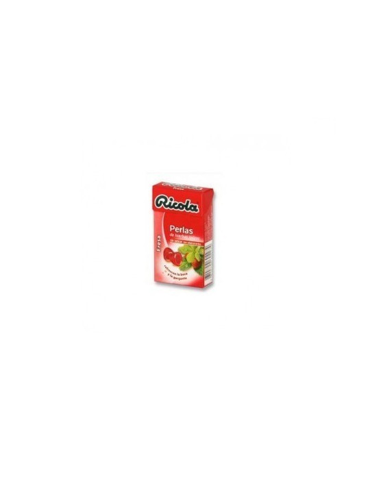 RICOLA PERLAS SIN AZUCAR FRESA 25 G