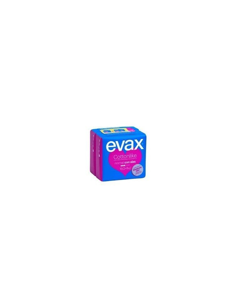 COMPRESAS EVAX COTTONLIKE NORMAL ALAS