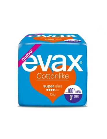 COMPRESAS EVAX COTTONLIKE SUPER ALAS