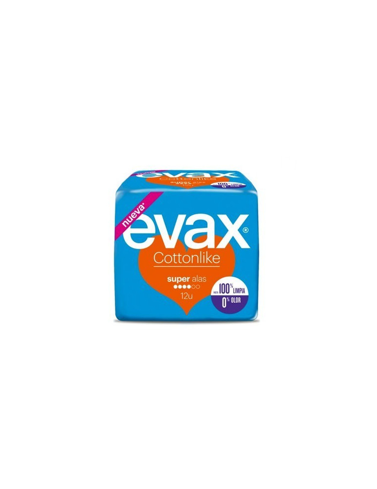 COMPRESAS EVAX COTTONLIKE SUPER ALAS