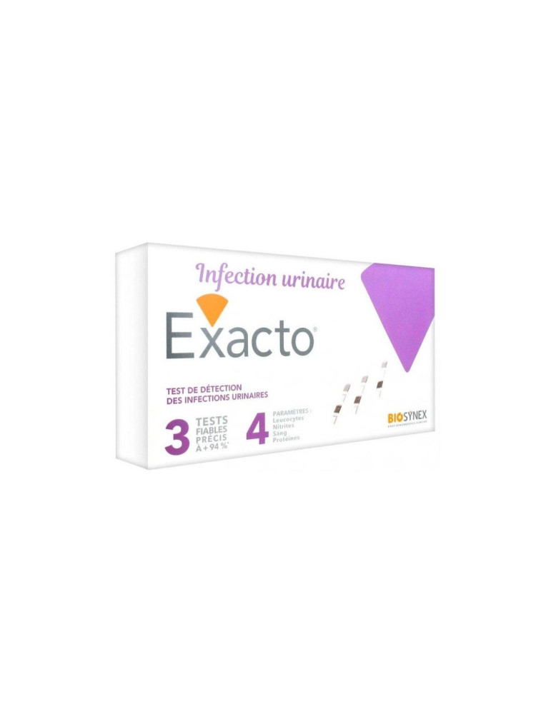 EXACTO TEST DETECCION DE INFECCION URINARIA 3 TI