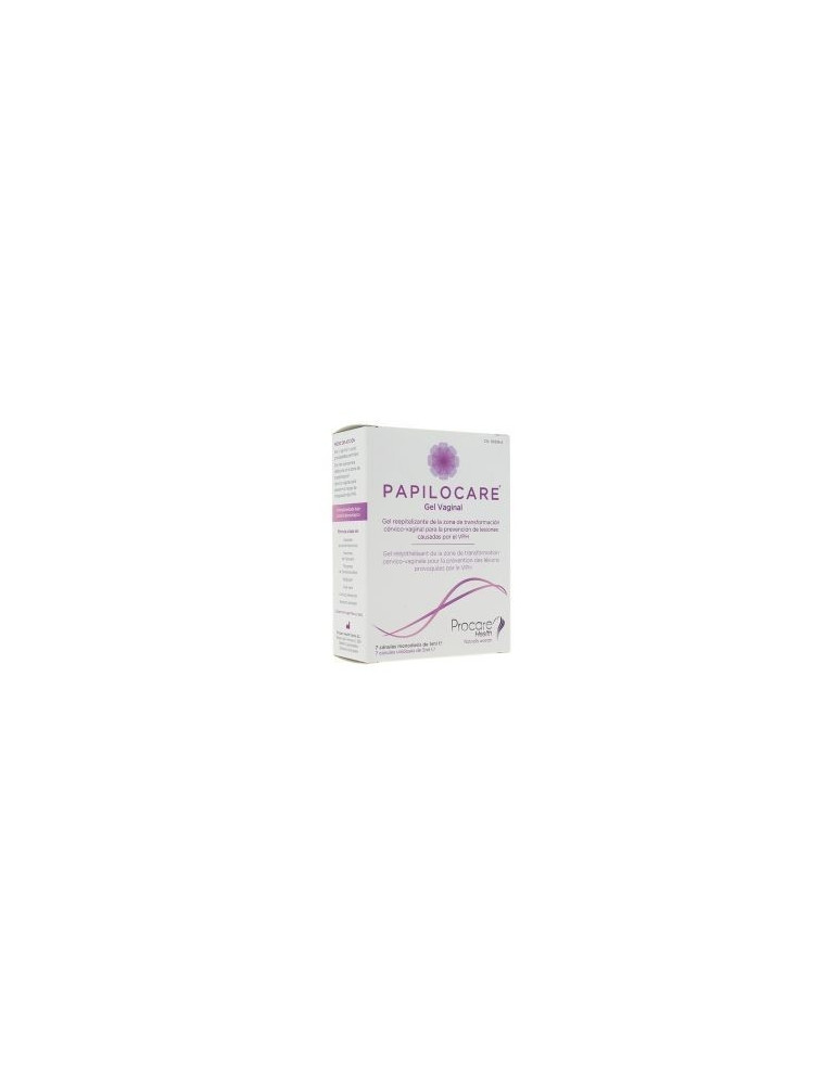 PAPILOCARE GEL VAGINAL 7 CANULAS 5 ML