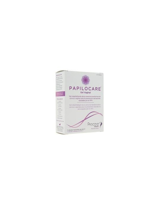 PAPILOCARE GEL VAGINAL 7 CANULAS 5 ML