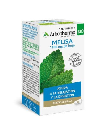 MELISA ARKOPHARMA 45 CAPSULAS