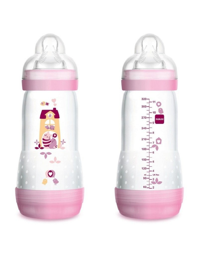 BIBERON ANTICOLICO MAM ROSA EASY START 260