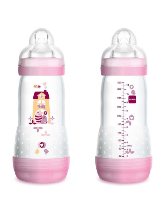 BIBERON ANTICOLICO MAM ROSA EASY START 260