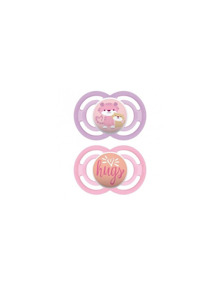 CHUPETE SILICONA MAM PERFECT + 6 M ROSA