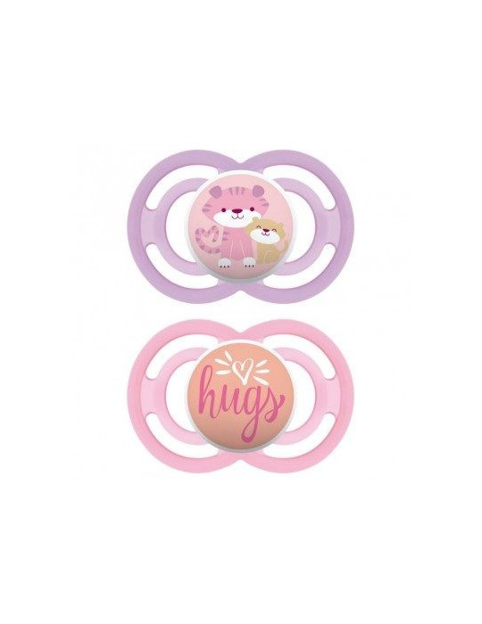 CHUPETE SILICONA MAM PERFECT + 6 M ROSA