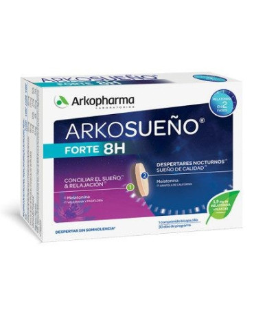 ARKORELAX SUEÑO FORTE 8H 30 COMP BICAPA