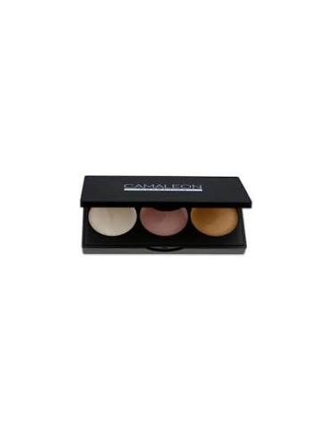 CAMALEON ILUMINADOR 100% NATURAL CREMA PALETA 3