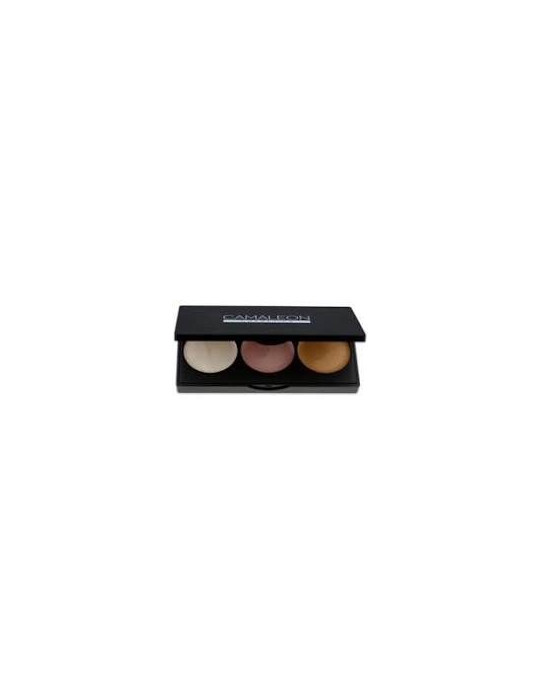 CAMALEON ILUMINADOR 100% NATURAL CREMA PALETA 3