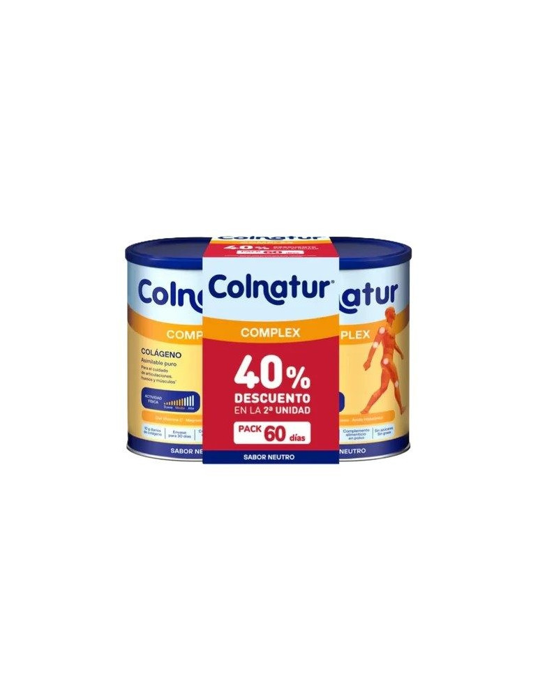 COLNATUR COMPLEX 2X330G SABOR NEUTRO 2. UN 40%