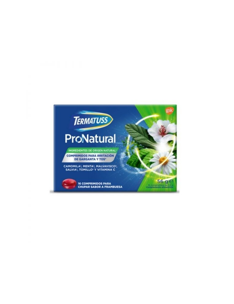 TERMATUSS PRONATURAL 16 COMPRIMIDOS PARA CHUPAR