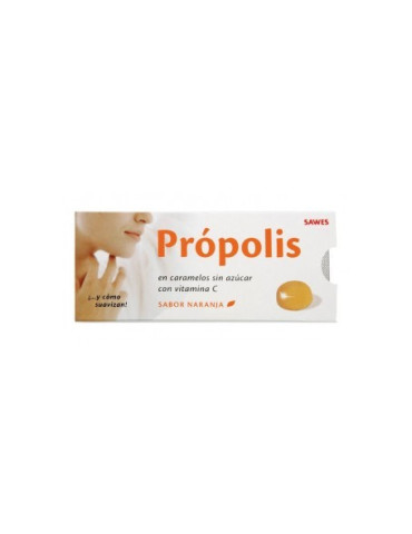 SAWES PROPOLIS NARANJA CARAMELOS SIN AZUCAR BLIS