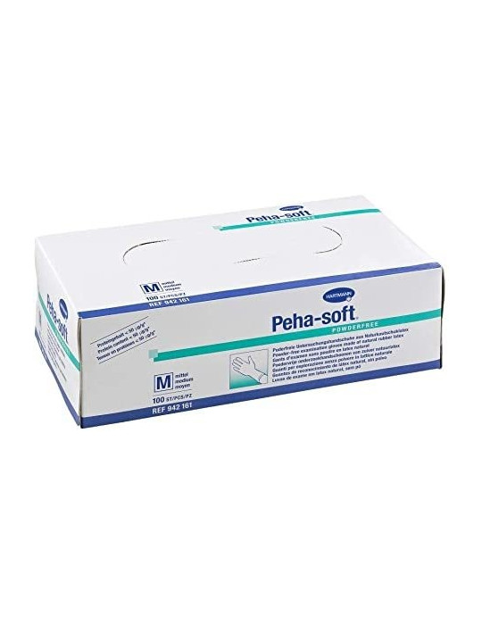 GUANTES LATEX T-M S/POLVO PEHA-SOFT POWDERFREE