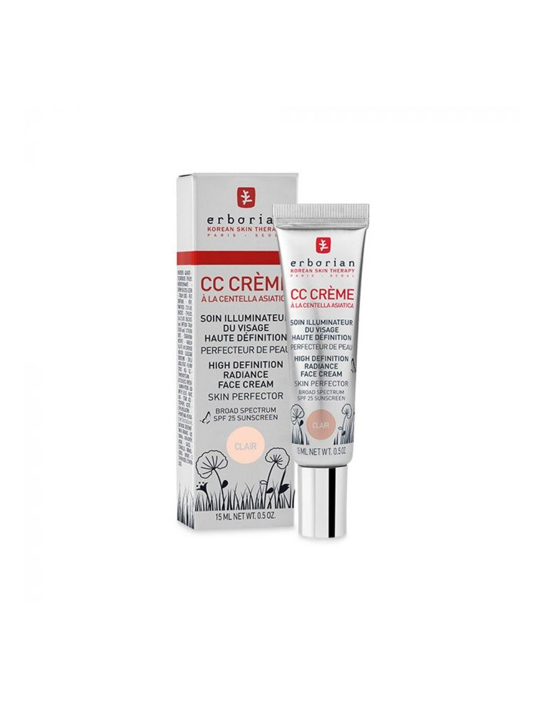 ERBORIAN CC CREAM CENTELLA ASIA CLAIR SPF25 15ML