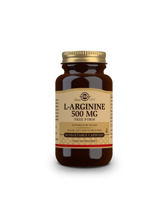 SOLGAR L-ARGININA 500MG 50CAPS(36X33.75G)ES