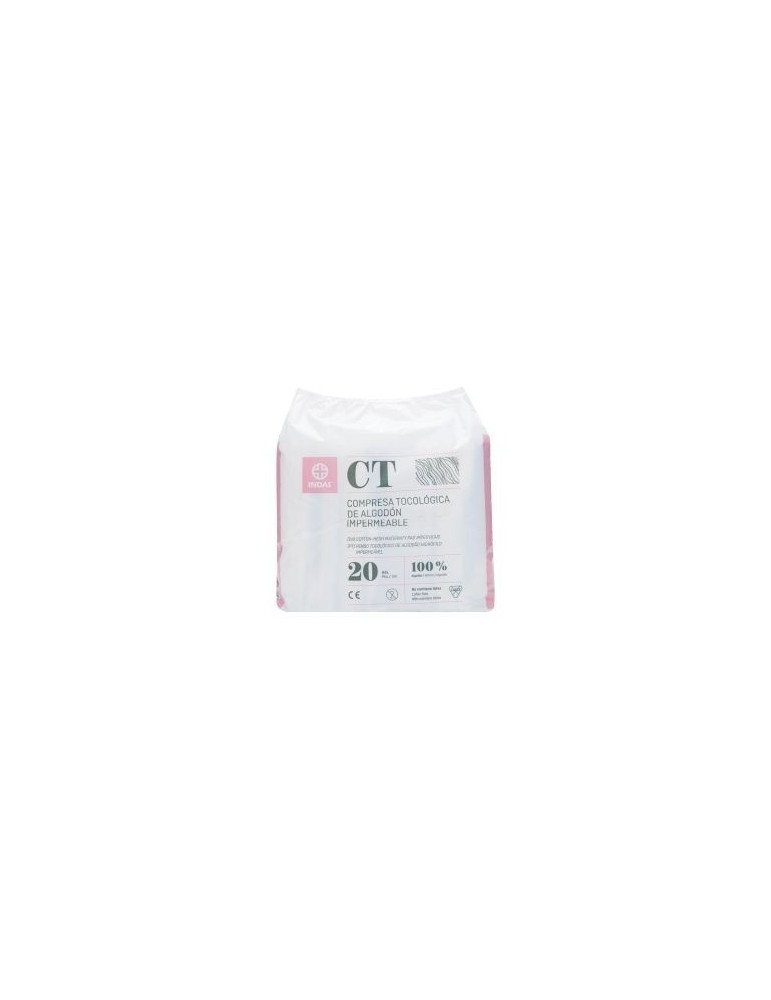 COMPRESAS MATERNITY INDAS ALGODON 20 UNID