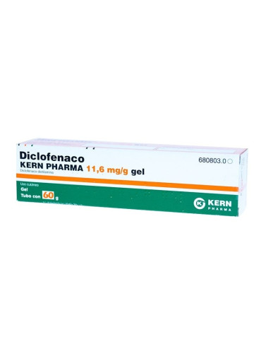 DICLOFENACO KERN PHARMA 11.6 MG GEL TOPICO 60 G