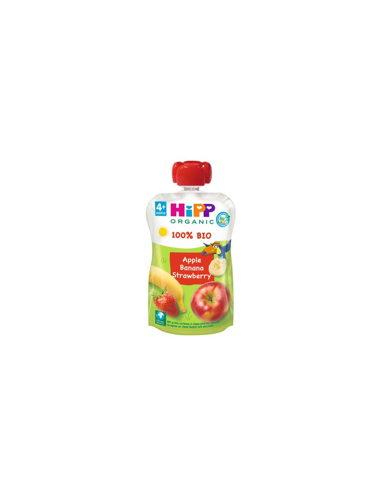 HIPP MANZANA PLATANO Y FRESA