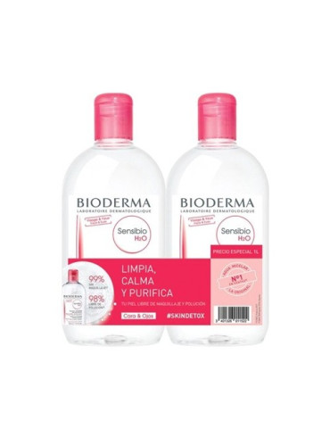 PACK AGUA MICE SENSIBIO 500ML+500 ML BIODERMA