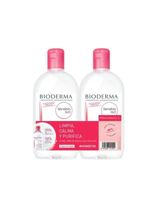 PACK AGUA MICE SENSIBIO 500ML+500 ML BIODERMA