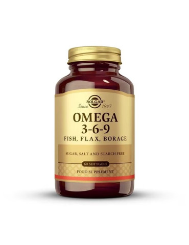 142027 SOLGAR OMEGA 3 6 9 60 CAPS