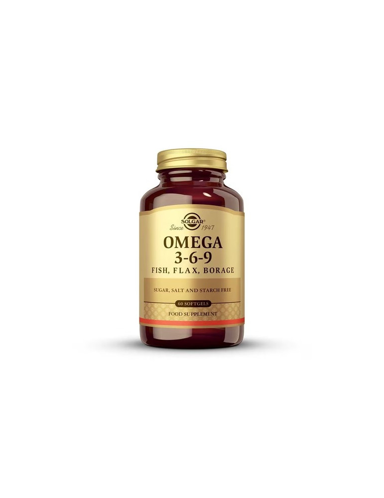 142027 SOLGAR OMEGA 3 6 9 60 CAPS