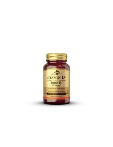 352907 SOLGAR VITAMINA D3 4000 IU 60 CAPS