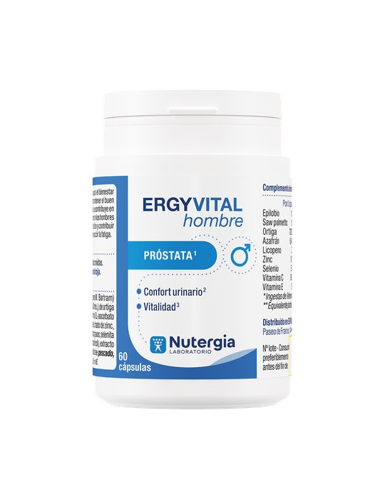 NUTERGIA ERGYVITAL HOMBRE 60 CAP UNION