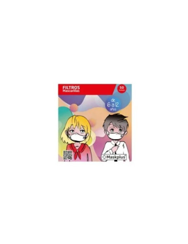 MASKPLUS INFANTIL MASCARILLA 6-12 AÑOS
