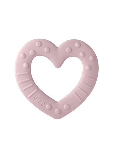 MORDEDOR BIBS BABY BITIE CORAZ PINK PLUM