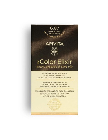 APIVITA TINTE 6.87 RUBIO OSCURO ARENA PERLADO