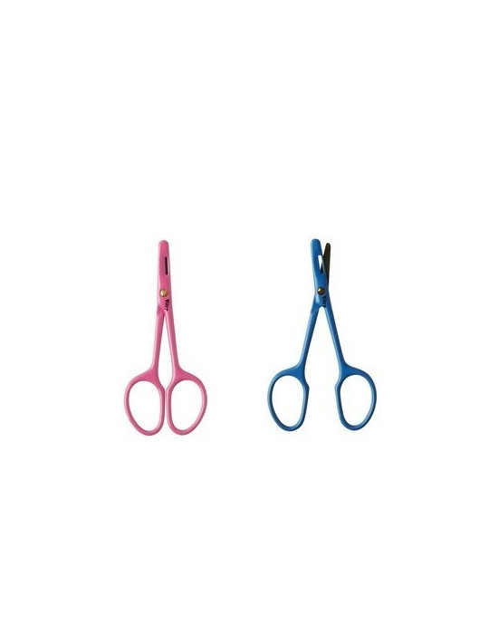 TIJERAS BEBE INOX VITRY AZUL/ROSA