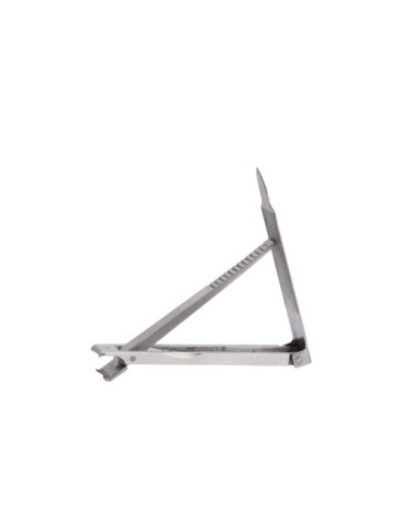 CORTA UÑAS PEDICURA EXTRA PLANO VITRY INOX