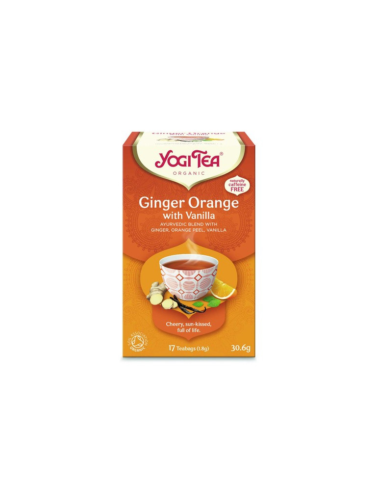 YOGI TEA JENGIBRE Y NARANJA BIO 17 BOLSITAS INFU