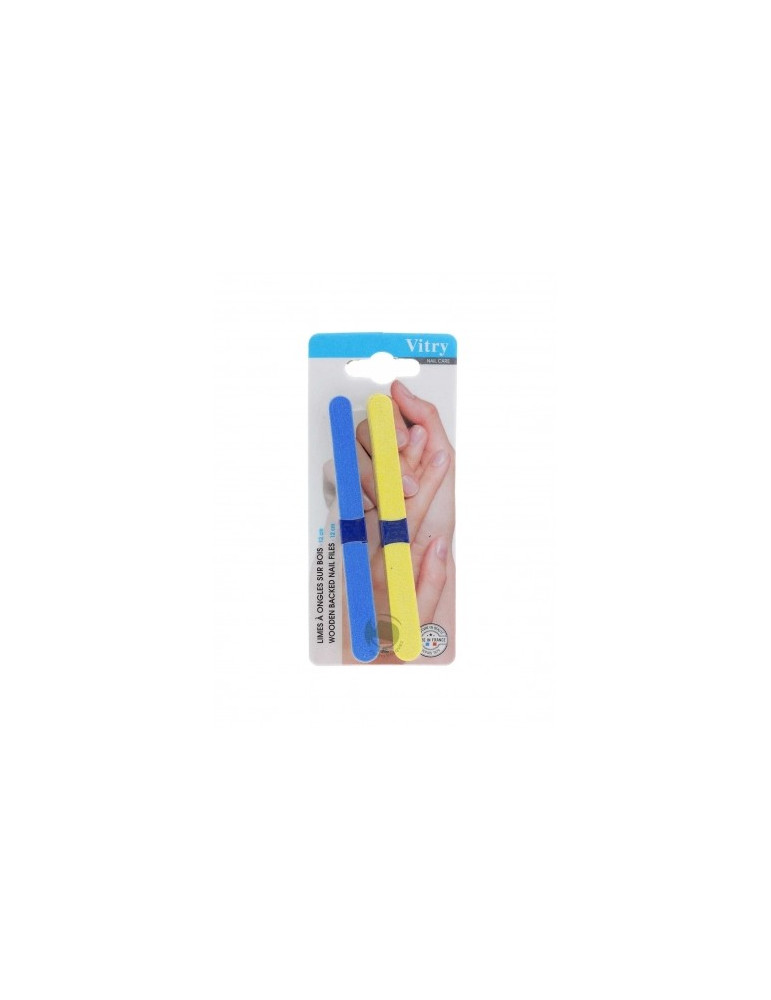 VITRY LIMAS MADERA 12 CM AZUL + 6 AMARILLAS REGA
