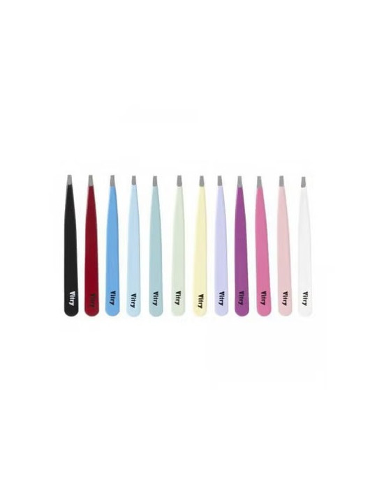 VITRY PINZA DEPILAR PROF.PUNTA CANGREJO COLOR